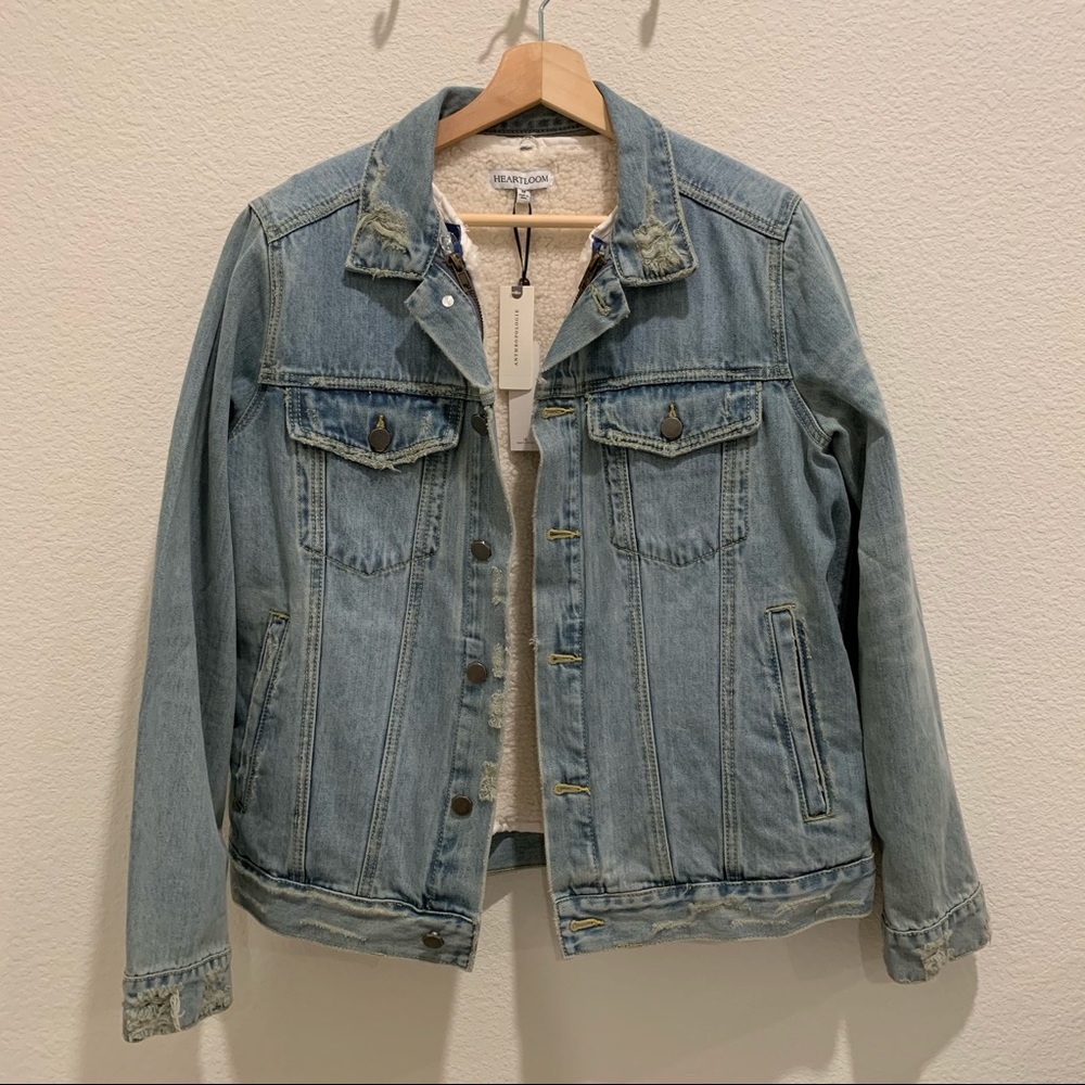 Anthropologie two layers Jean Jacket